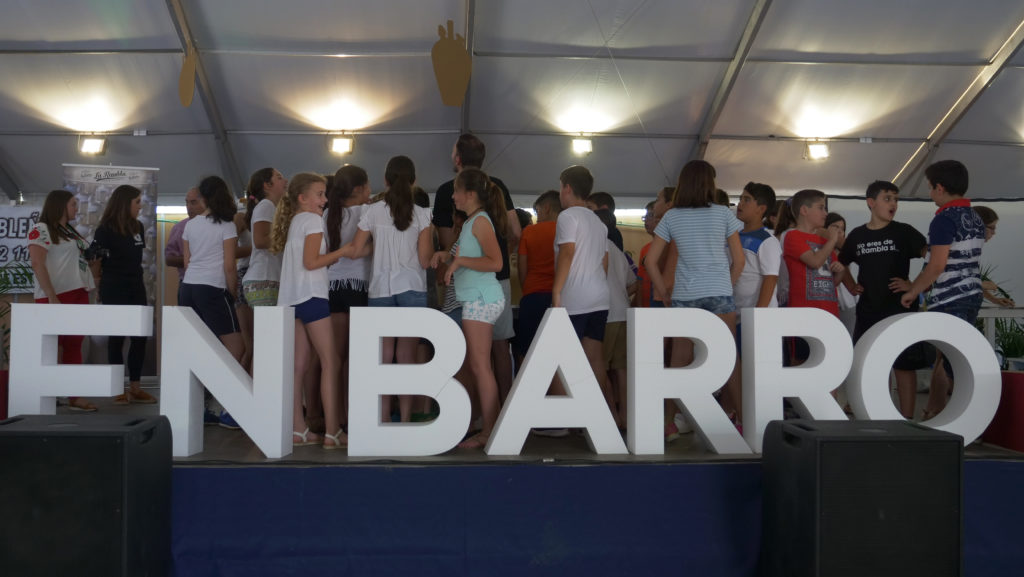 Gymkanas infantiles feria de cerámica ENBARRO La Rambla